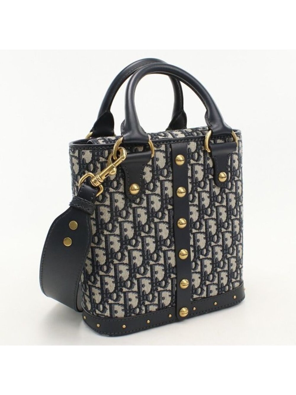 Dior 2-Way Dior Oblique Handbag Canvas